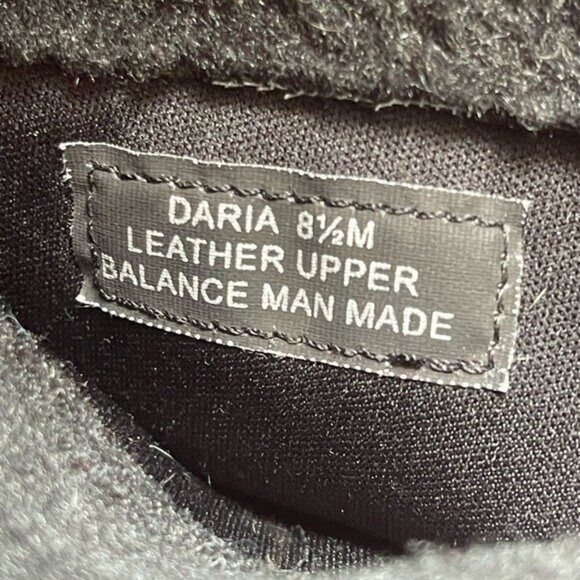 DARIA Women’s Black Suede Flat Riding Boots Zip Side Leather Size 8.5 - Picture 7 of 7